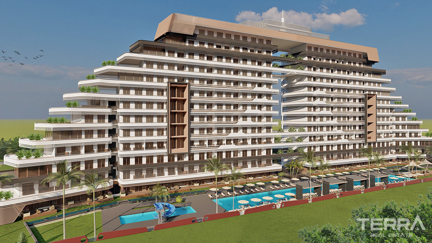 Luxury Apartments with High Investment Potential in Antalya Aksu - 59386