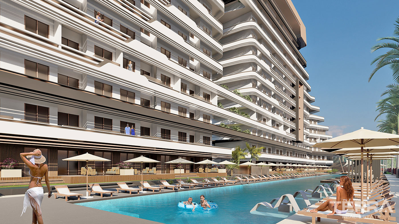 Luxury Apartments with High Investment Potential in Antalya Aksu - 59391