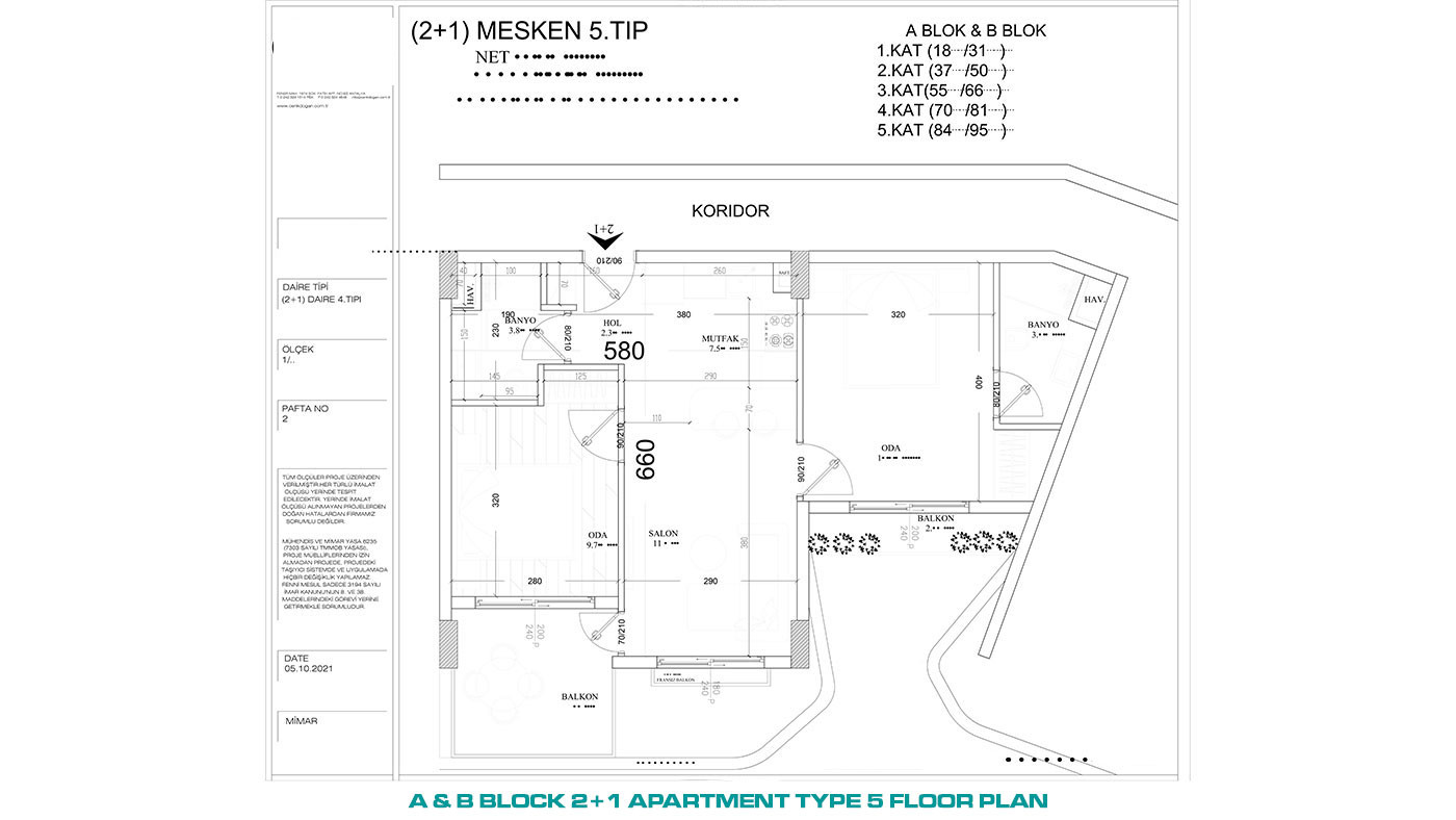 Luxury Apartments with High Investment Potential in Antalya Aksu - 59408