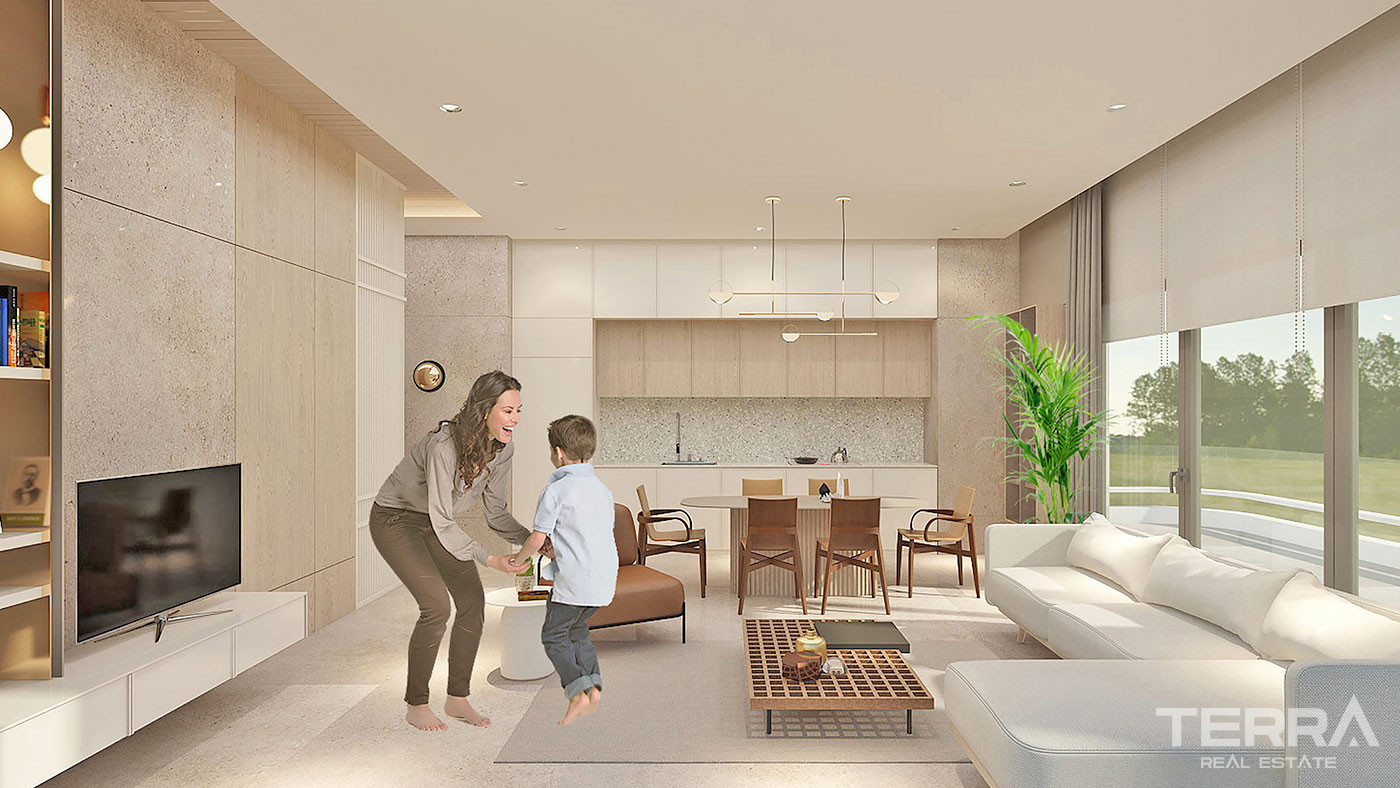 Luxury Apartments with High Investment Potential in Antalya Aksu - 63663