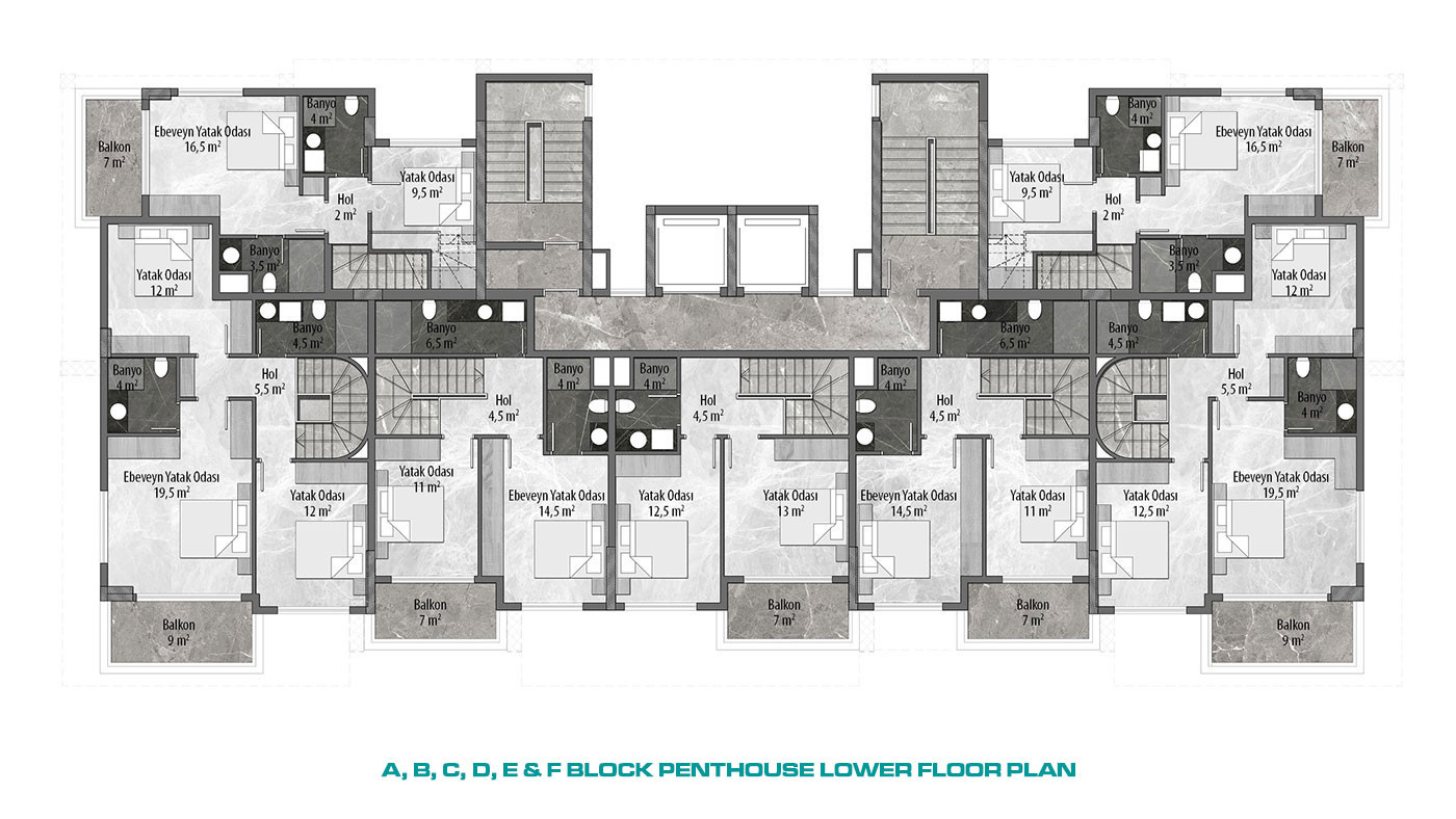 Exclusive Apartments at Emerald Grand Deluxe in Alanya, Avsallar - 60381