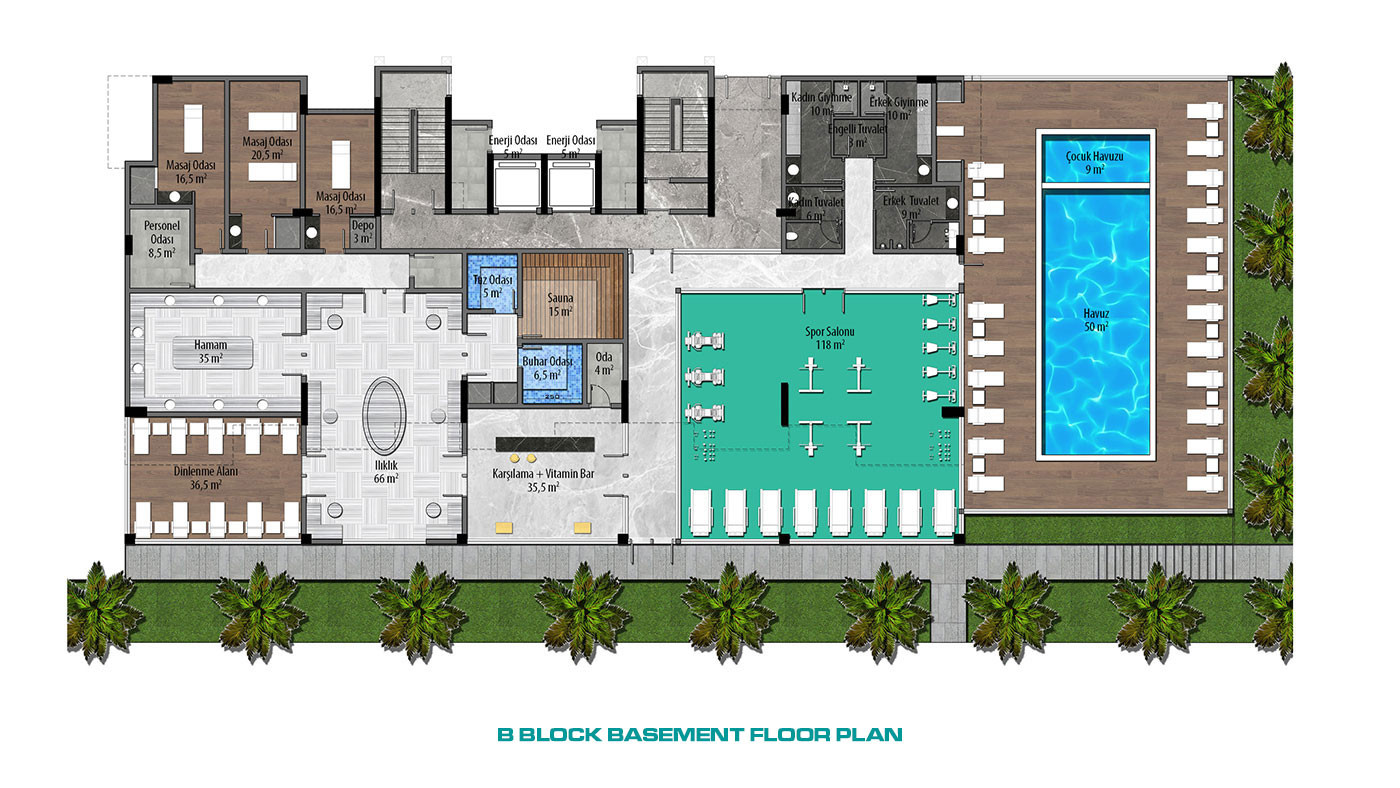 Exclusive Apartments at Emerald Grand Deluxe in Alanya, Avsallar - 60384