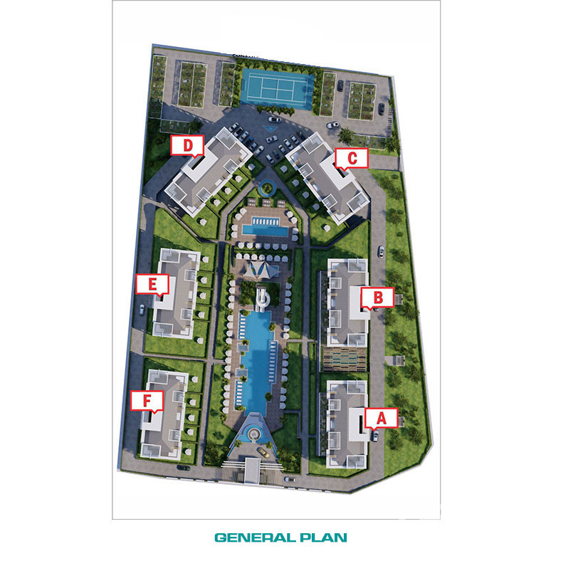Exclusive Apartments at Emerald Grand Deluxe in Alanya, Avsallar - 60393