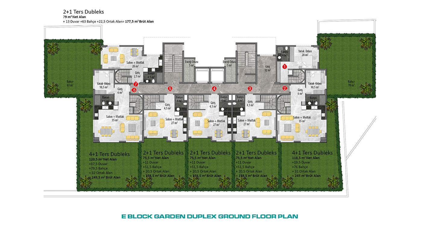 Exclusive Apartments at Emerald Grand Deluxe in Alanya, Avsallar - 60394