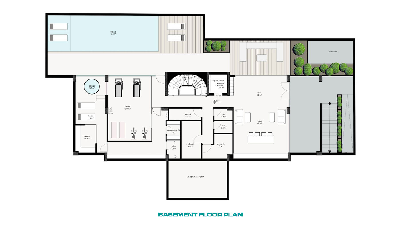 Apartments  in Cleopatra Ventri 400 m from the Beach in Alanya - 59654
