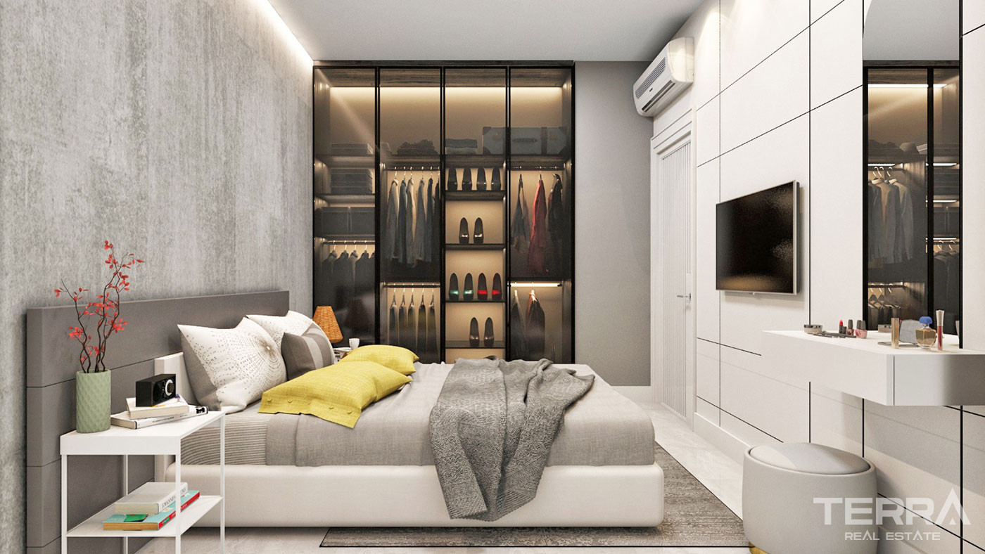 Apartments  in Cleopatra Ventri 400 m from the Beach in Alanya - 59662