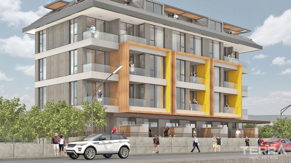 Apartments  in Cleopatra Ventri 400 m from the Beach in Alanya