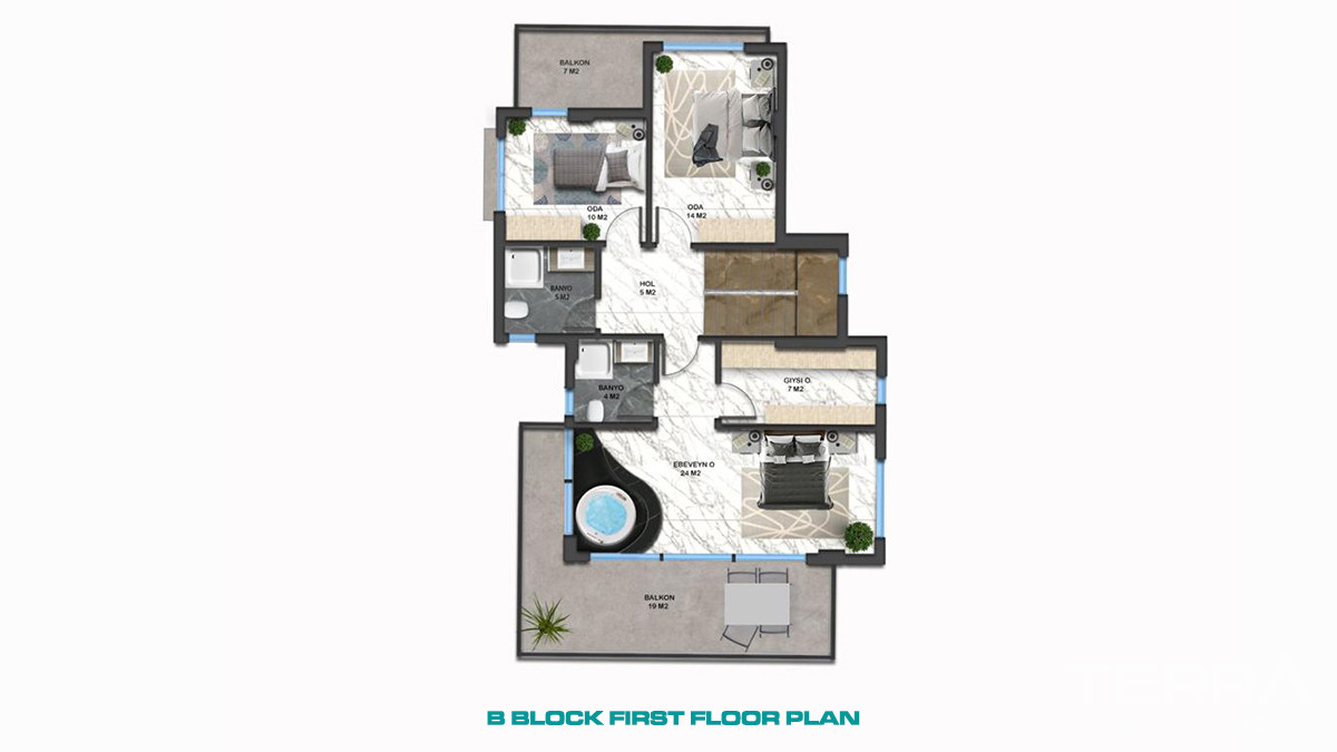 Luxury Sea View Villas With Private Swimming Pool in Alanya, Kargıcak - 59777