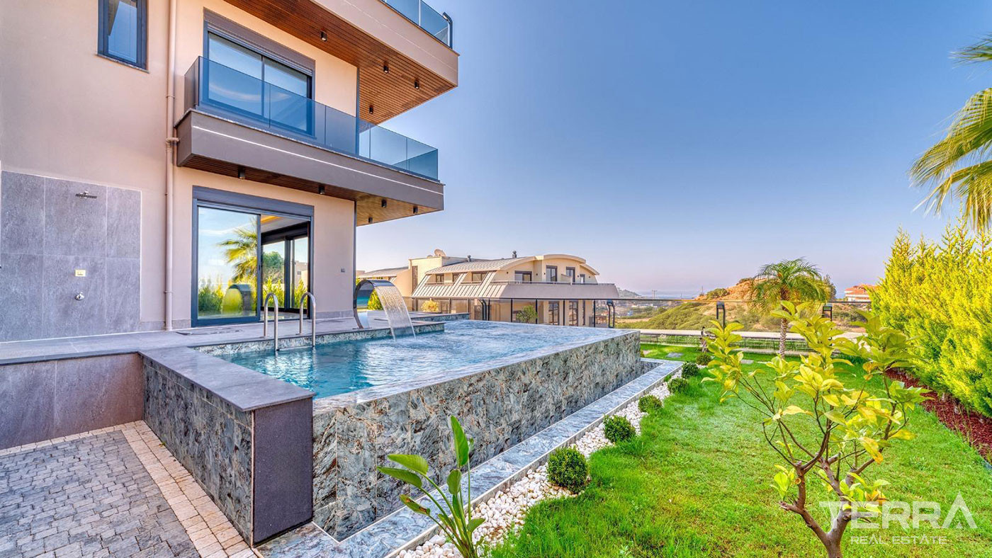 Luxury Sea View Villas With Private Swimming Pool in Alanya, Kargıcak - 98897