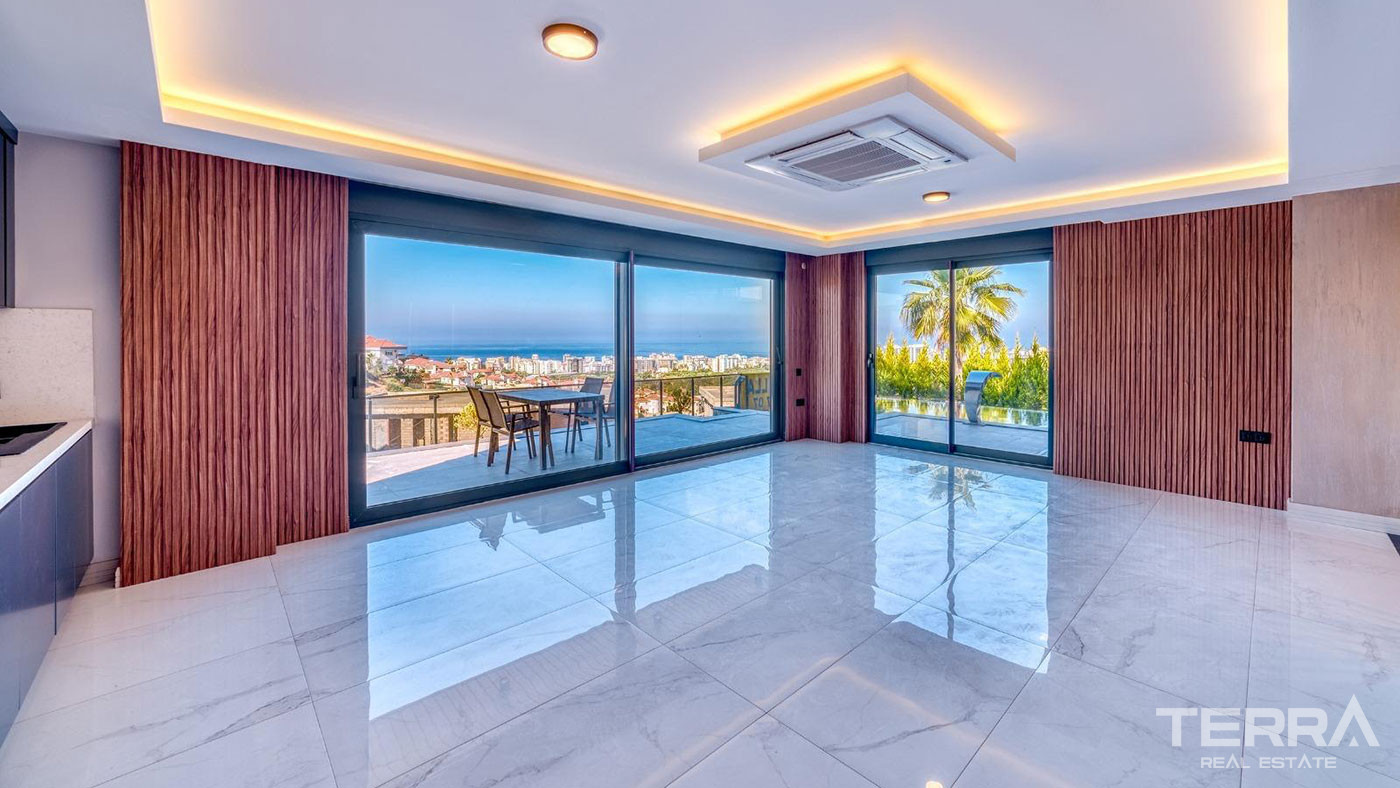 Luxury Sea View Villas With Private Swimming Pool in Alanya, Kargıcak - 98898