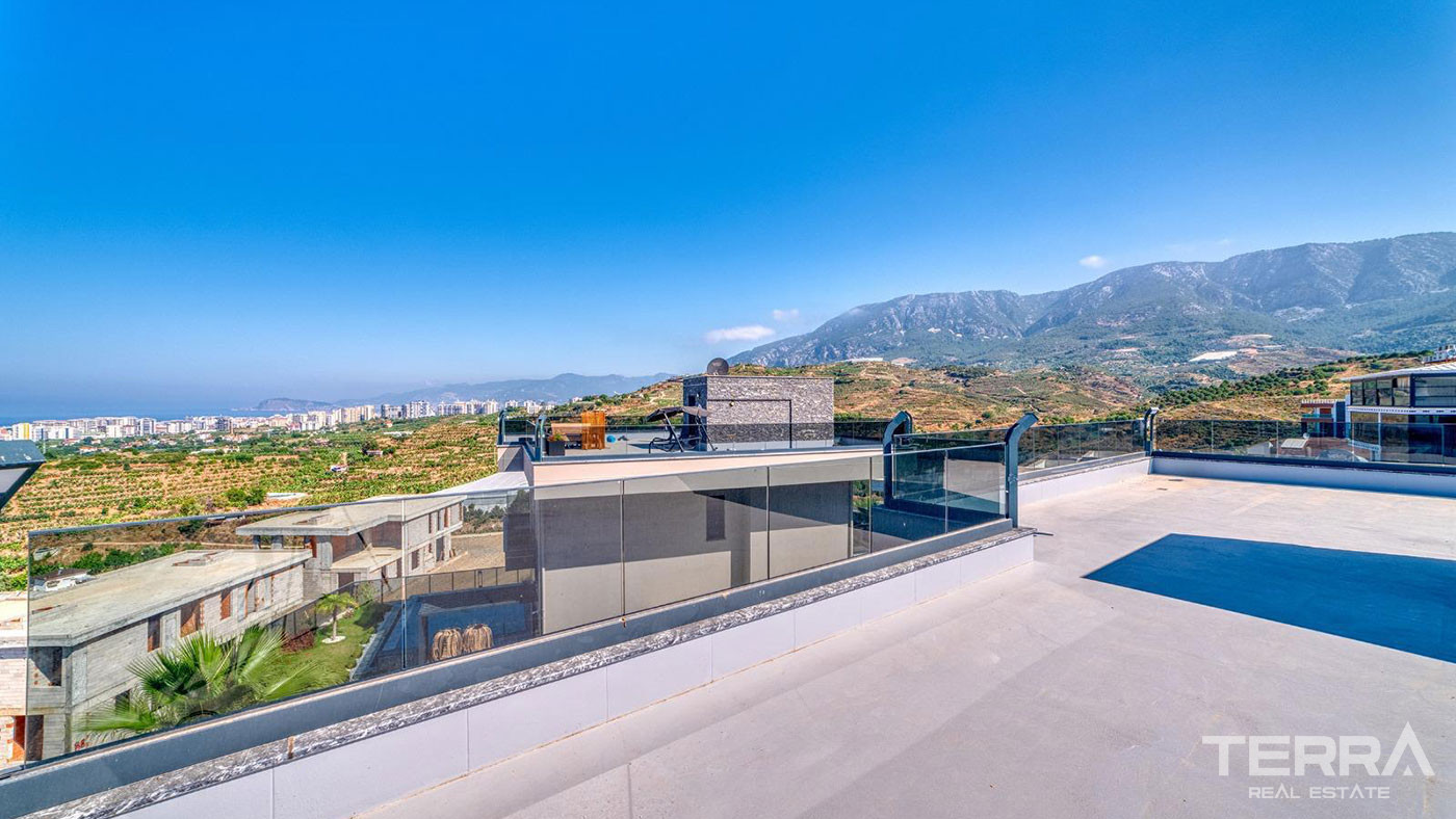 Luxury Sea View Villas With Private Swimming Pool in Alanya, Kargıcak - 98904