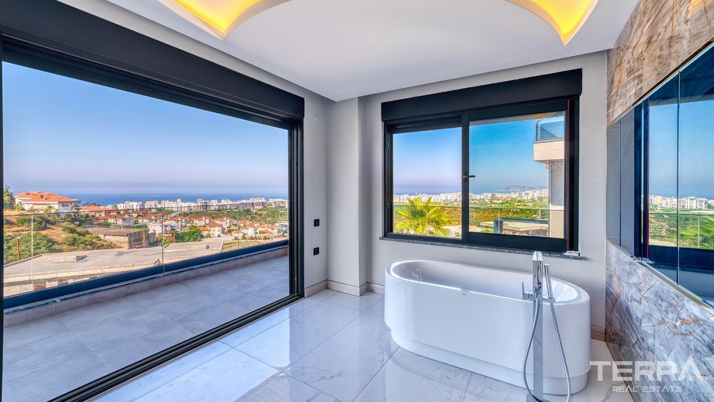 Luxury Sea View Villas With Private Swimming Pool in Alanya, Kargıcak - 98911