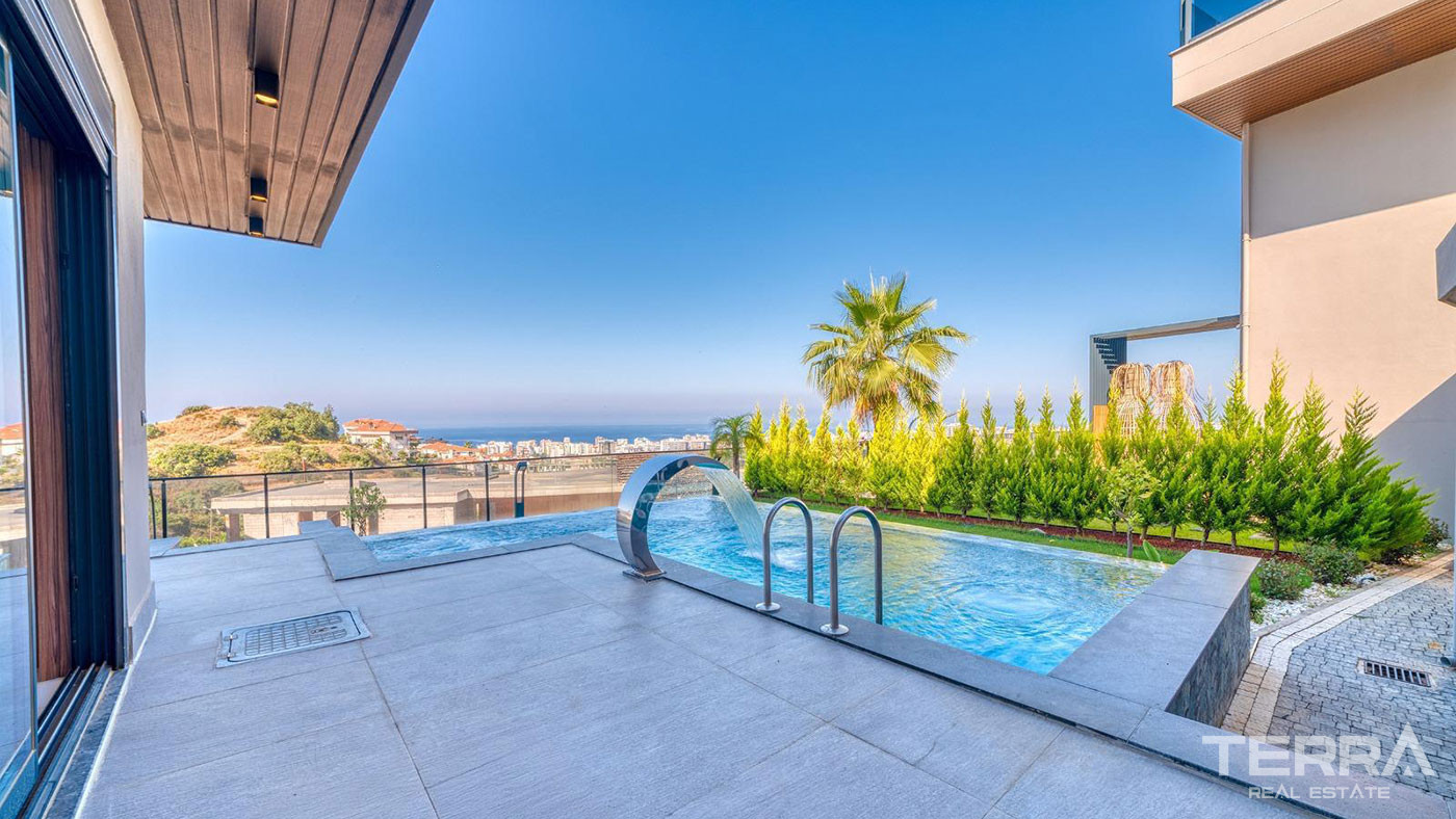 Luxury Sea View Villas With Private Swimming Pool in Alanya, Kargıcak - 98913