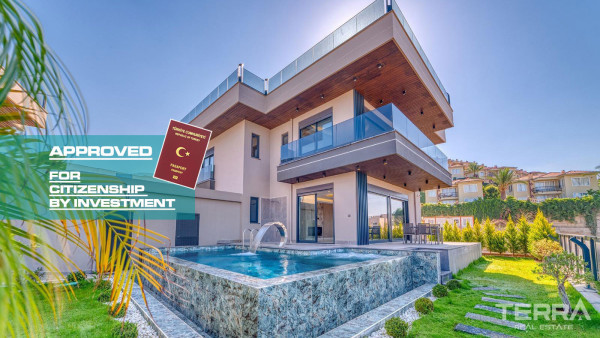 Luxury Sea View Villas With Private Swimming Pool in Alanya, Kargıcak