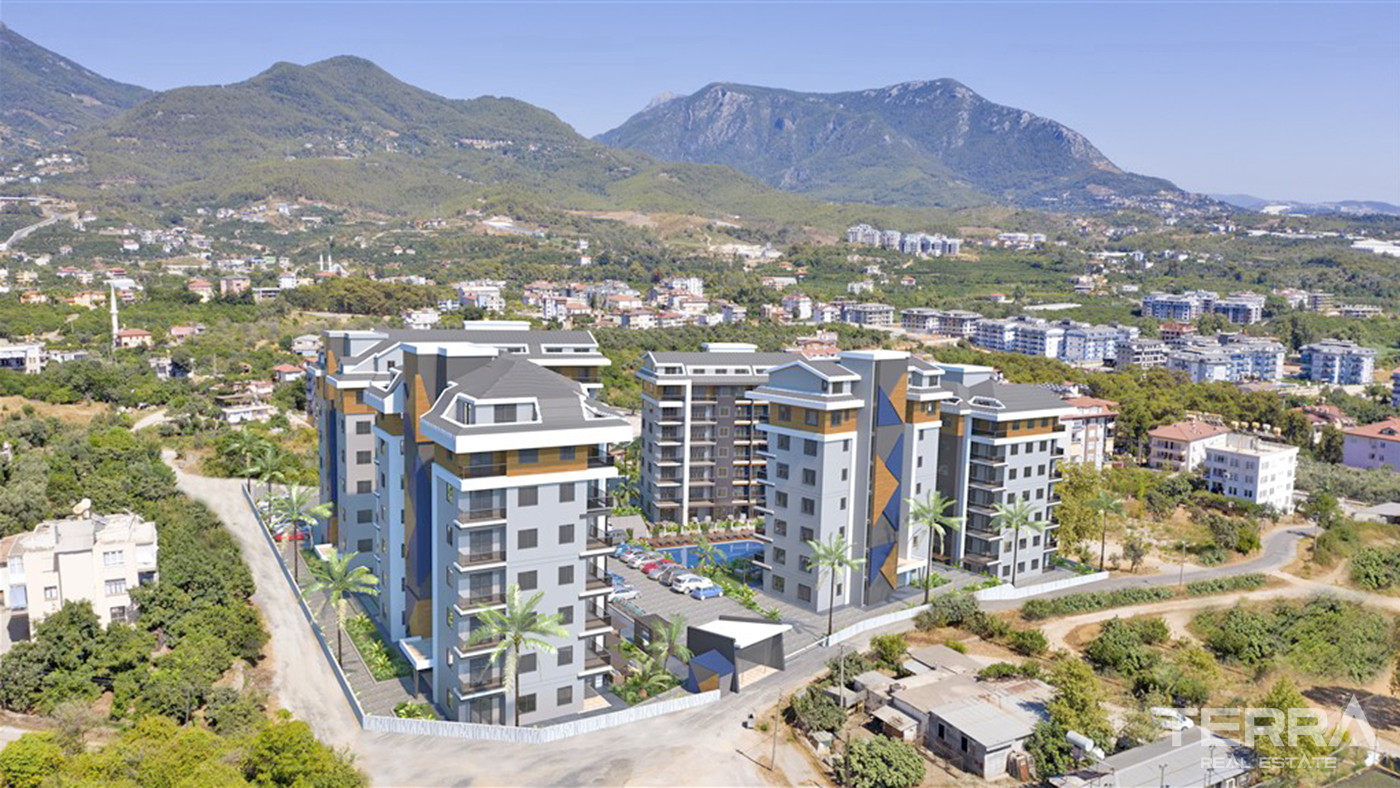 Luxury Apartments with Rich Social Facilities in Oba, Alanya - 59787