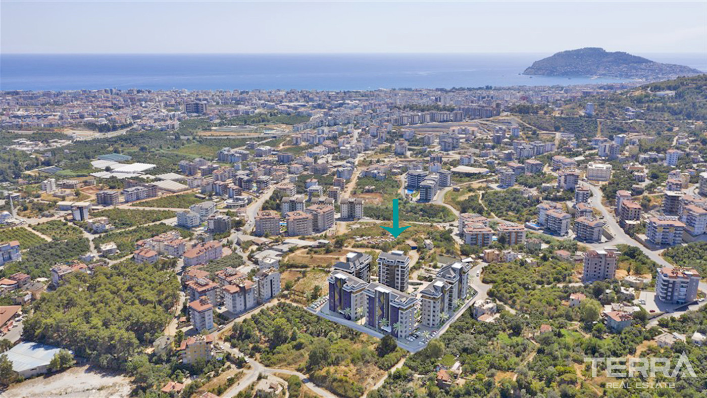 Luxury Apartments with Rich Social Facilities in Oba, Alanya - 59788