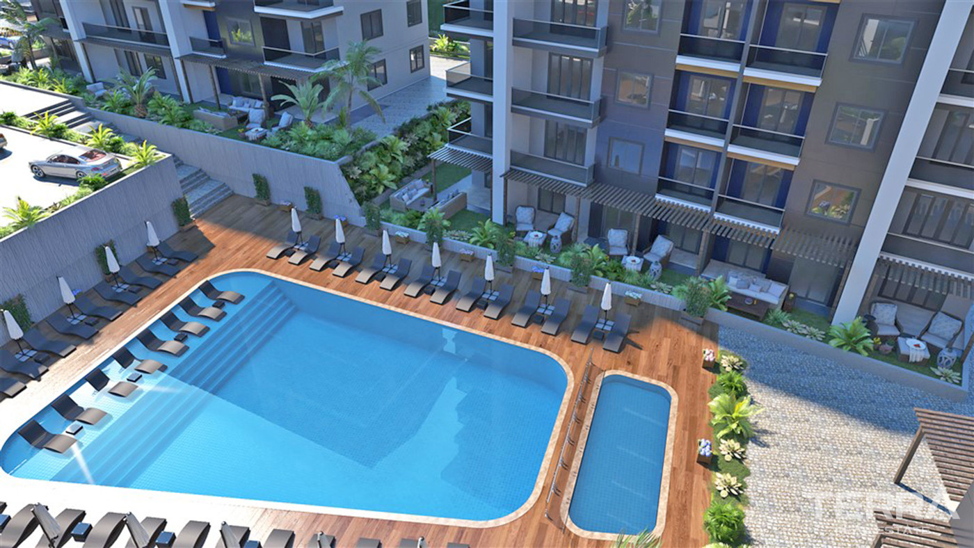 Luxury Apartments with Rich Social Facilities in Oba, Alanya - 59791