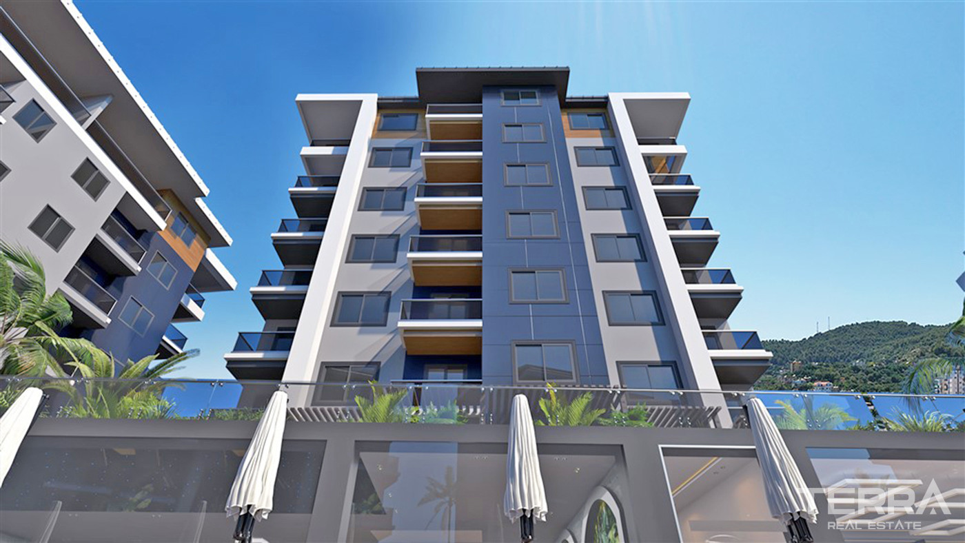 Luxury Apartments with Rich Social Facilities in Oba, Alanya - 59793