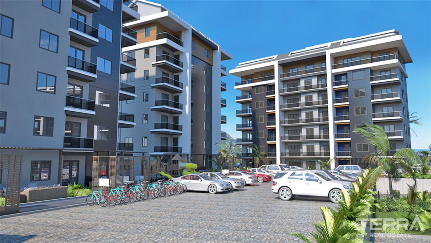 Luxury Apartments with Rich Social Facilities in Oba, Alanya - 59794