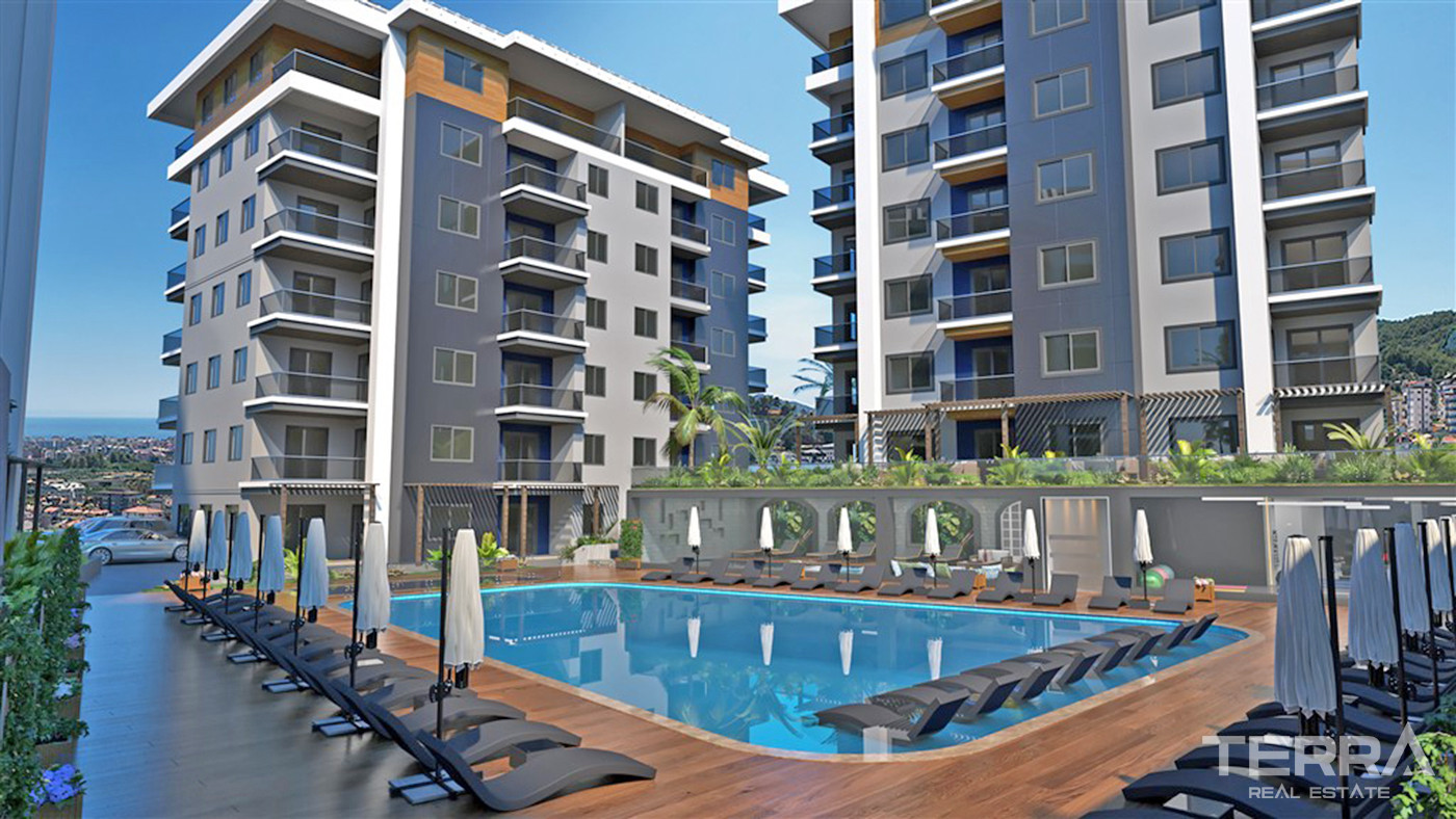 Luxury Apartments with Rich Social Facilities in Oba, Alanya - 59800