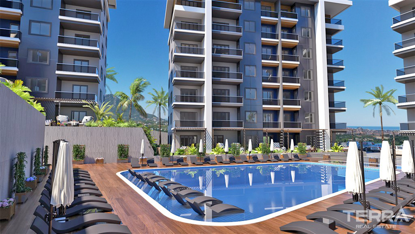 Luxury Apartments with Rich Social Facilities in Oba, Alanya - 59801