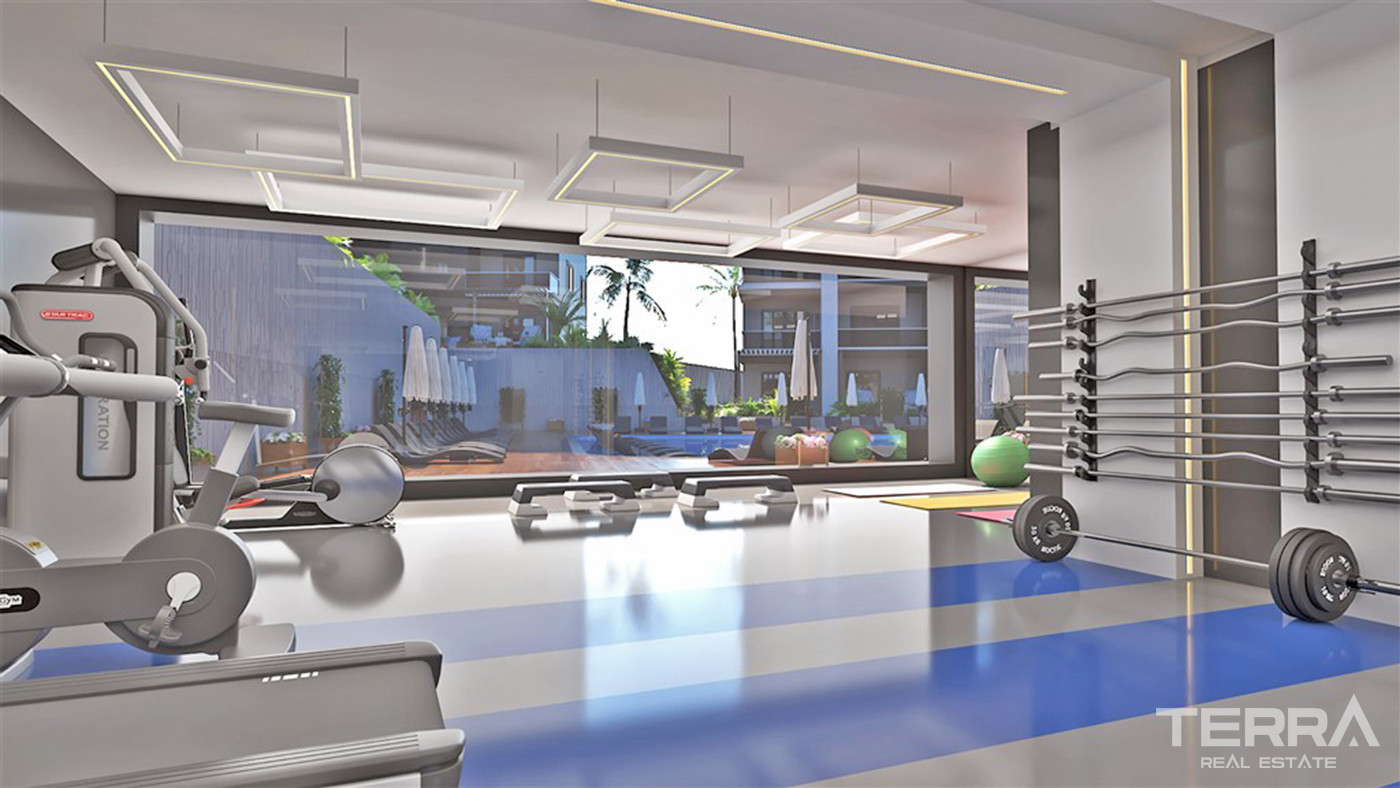 Luxury Apartments with Rich Social Facilities in Oba, Alanya - 59806