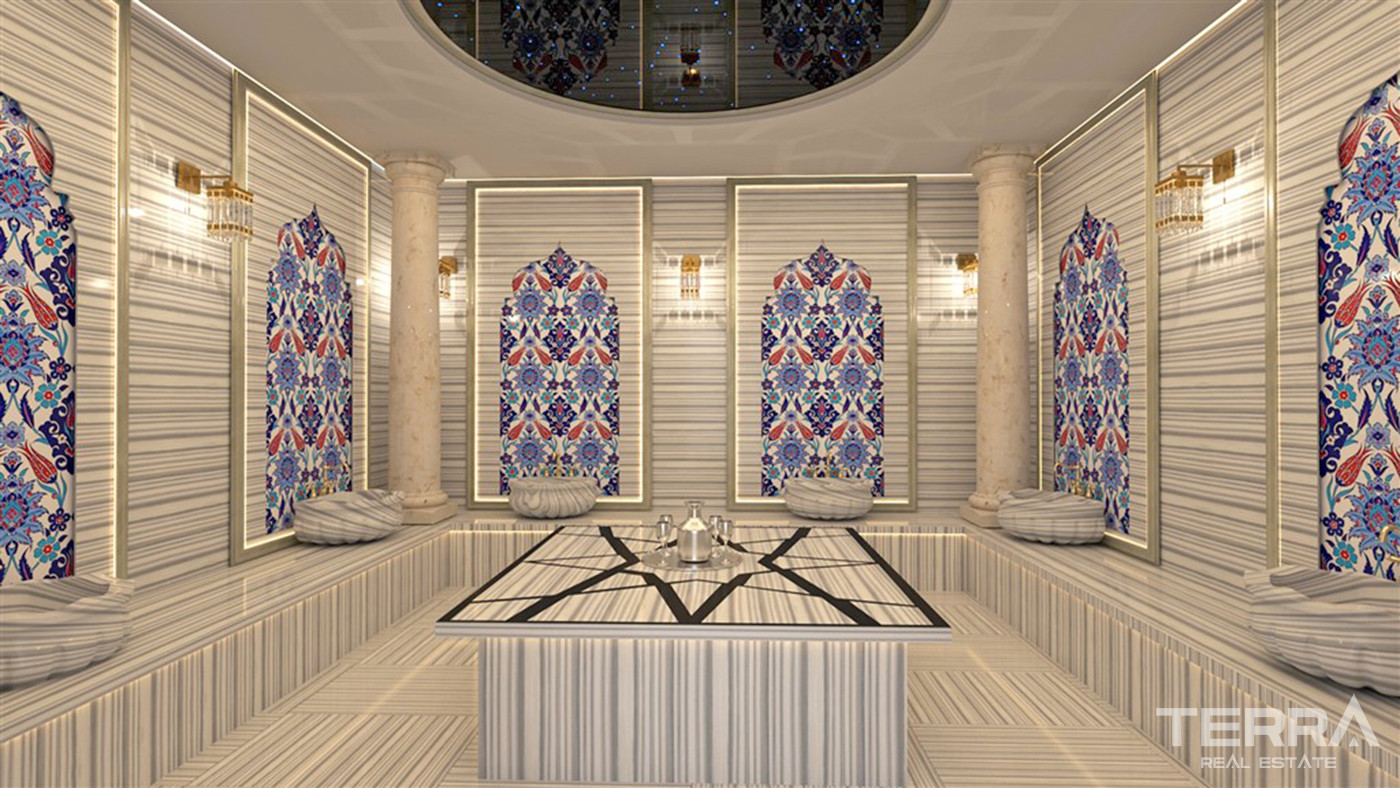 Luxury Apartments with Rich Social Facilities in Oba, Alanya - 59807