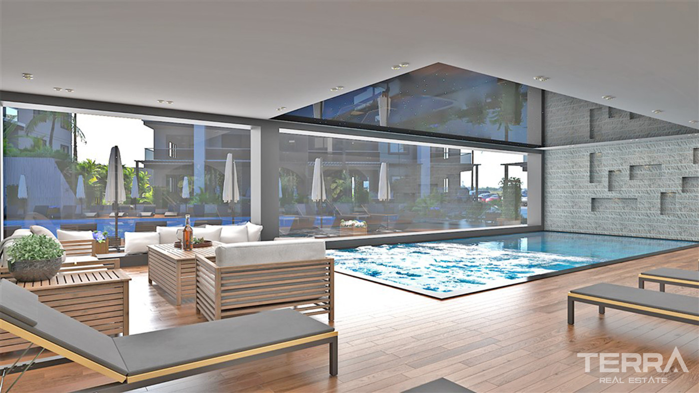 Luxury Apartments with Rich Social Facilities in Oba, Alanya - 59808