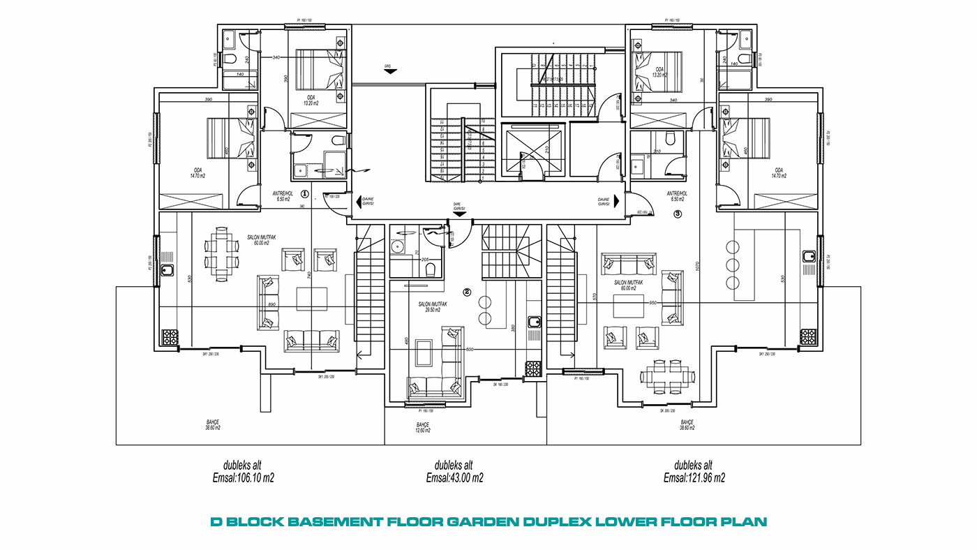 Luxury Apartments with Rich Social Facilities in Oba, Alanya - 59822
