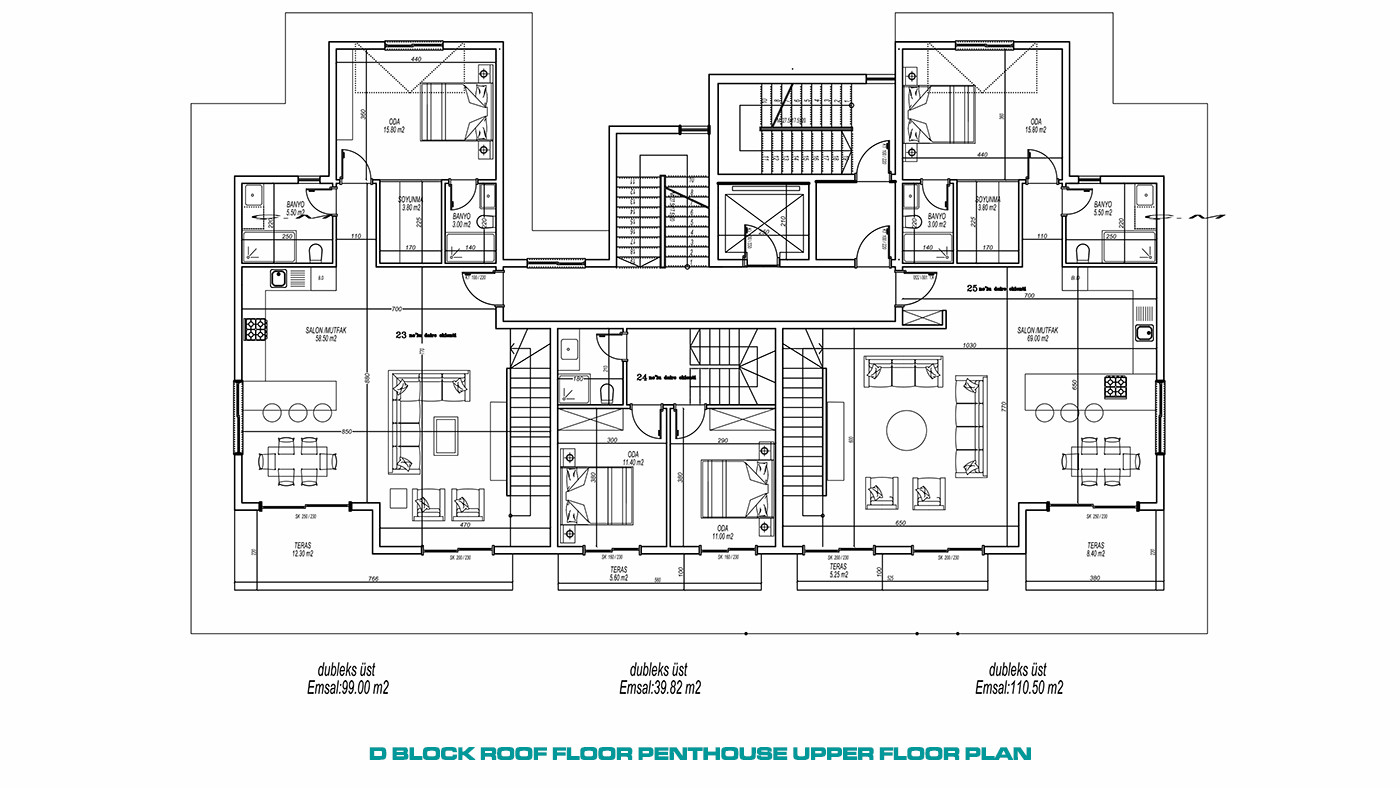 Luxury Apartments with Rich Social Facilities in Oba, Alanya - 59823