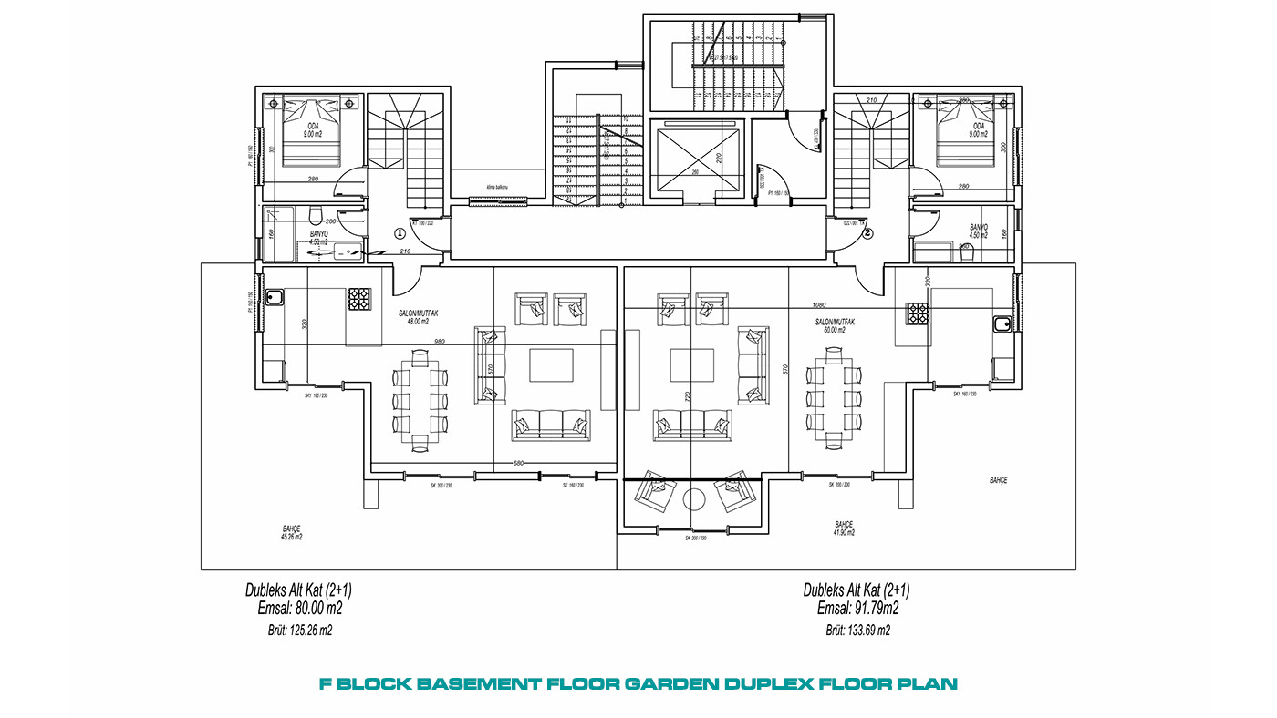 Luxury Apartments with Rich Social Facilities in Oba, Alanya - 59830