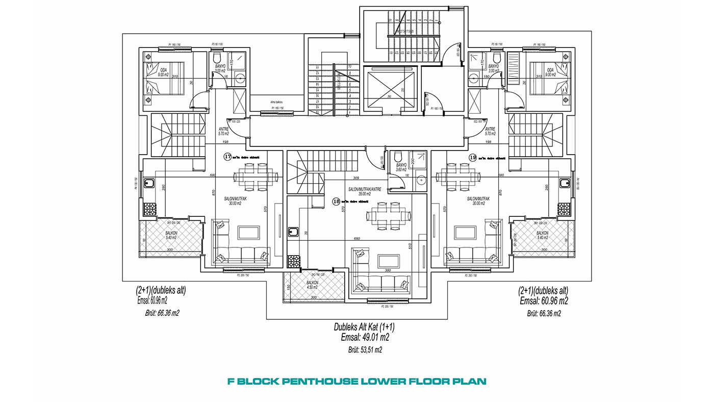Luxury Apartments with Rich Social Facilities in Oba, Alanya - 59831