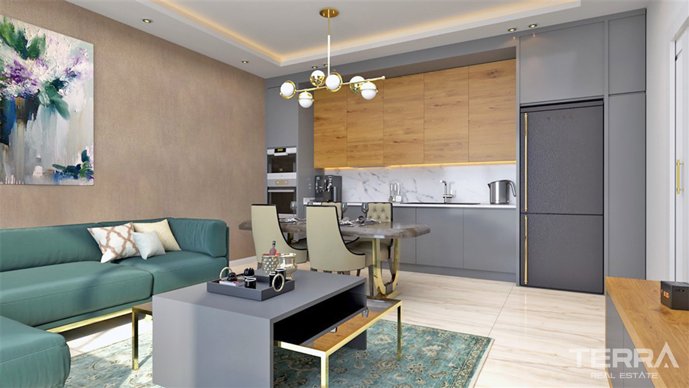 Luxury Apartments with Rich Social Facilities in Oba, Alanya - 59840