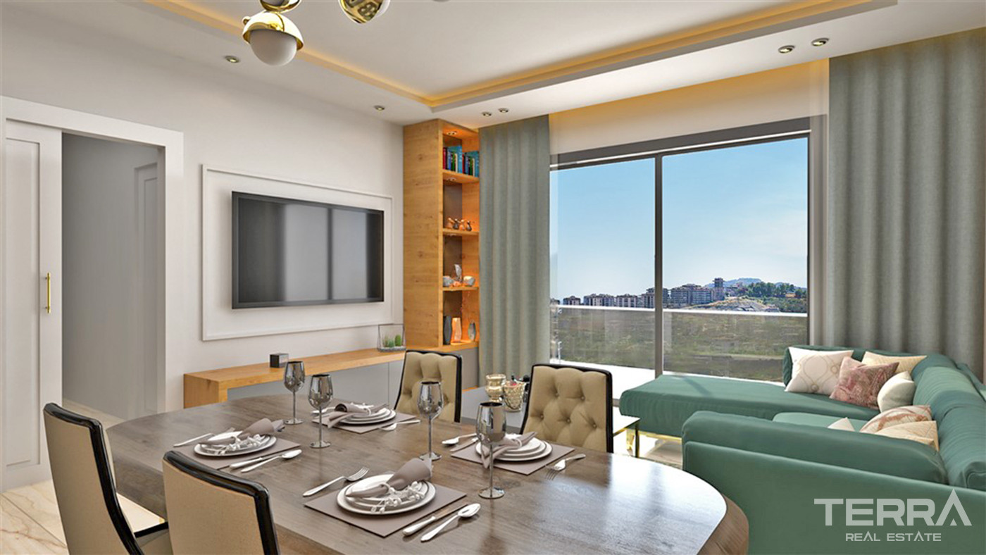 Luxury Apartments with Rich Social Facilities in Oba, Alanya - 59839