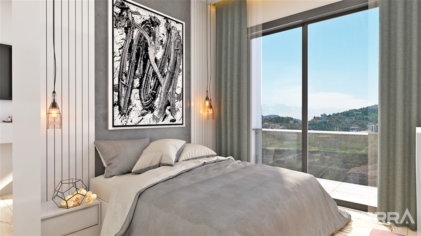 Luxury Apartments with Rich Social Facilities in Oba, Alanya - 59842