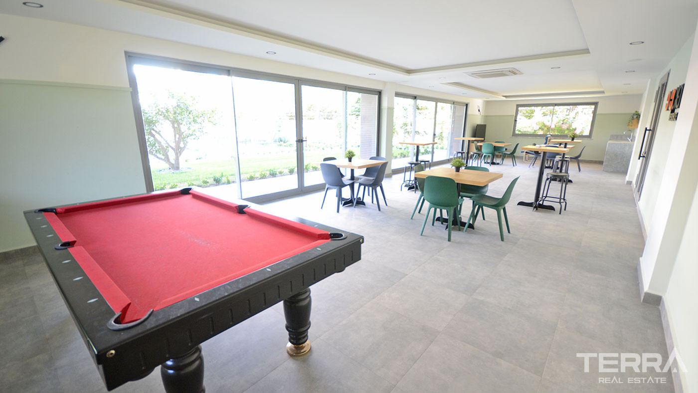 Alanya Kestel'de Lüks Olanaklar Sahip 1+1 Denize Sıfır Daire - 59910