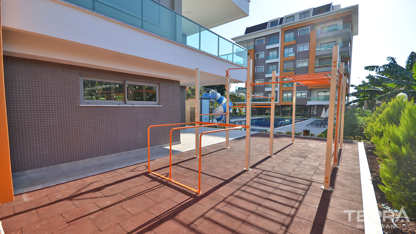 Alanya Kestel'de Lüks Olanaklar Sahip 1+1 Denize Sıfır Daire - 59926