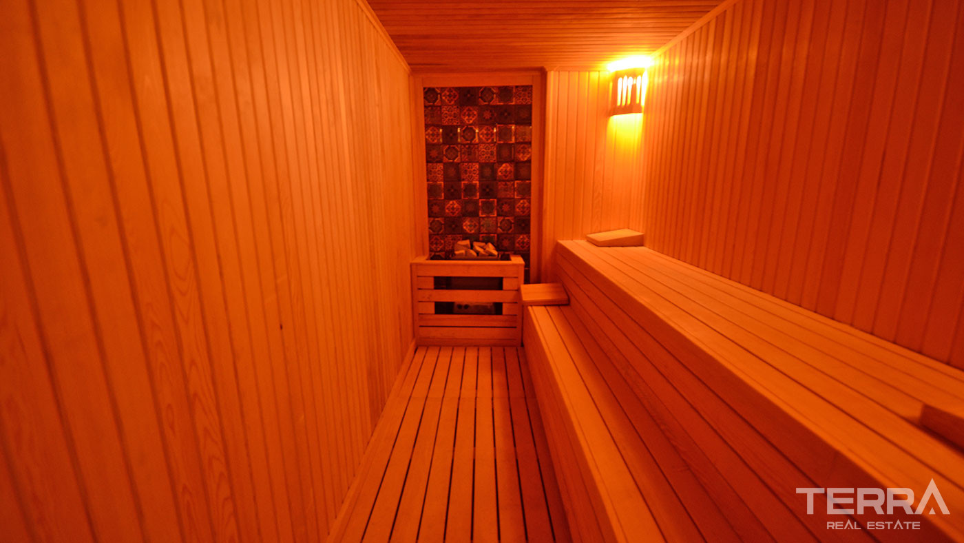 Alanya Kestel'de Lüks Olanaklar Sahip 1+1 Denize Sıfır Daire - 59935