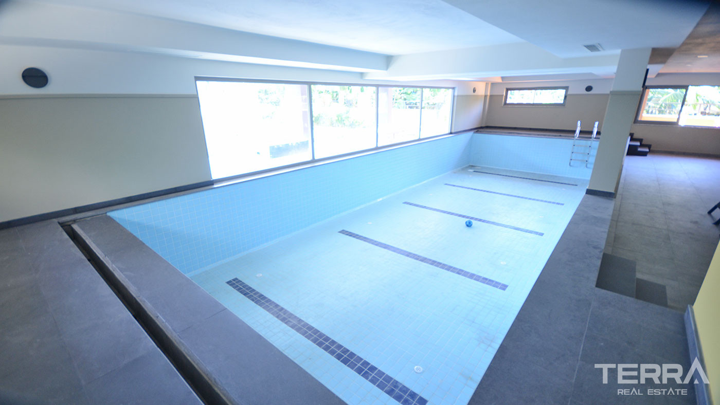 Alanya Kestel'de Lüks Olanaklar Sahip 1+1 Denize Sıfır Daire - 59938