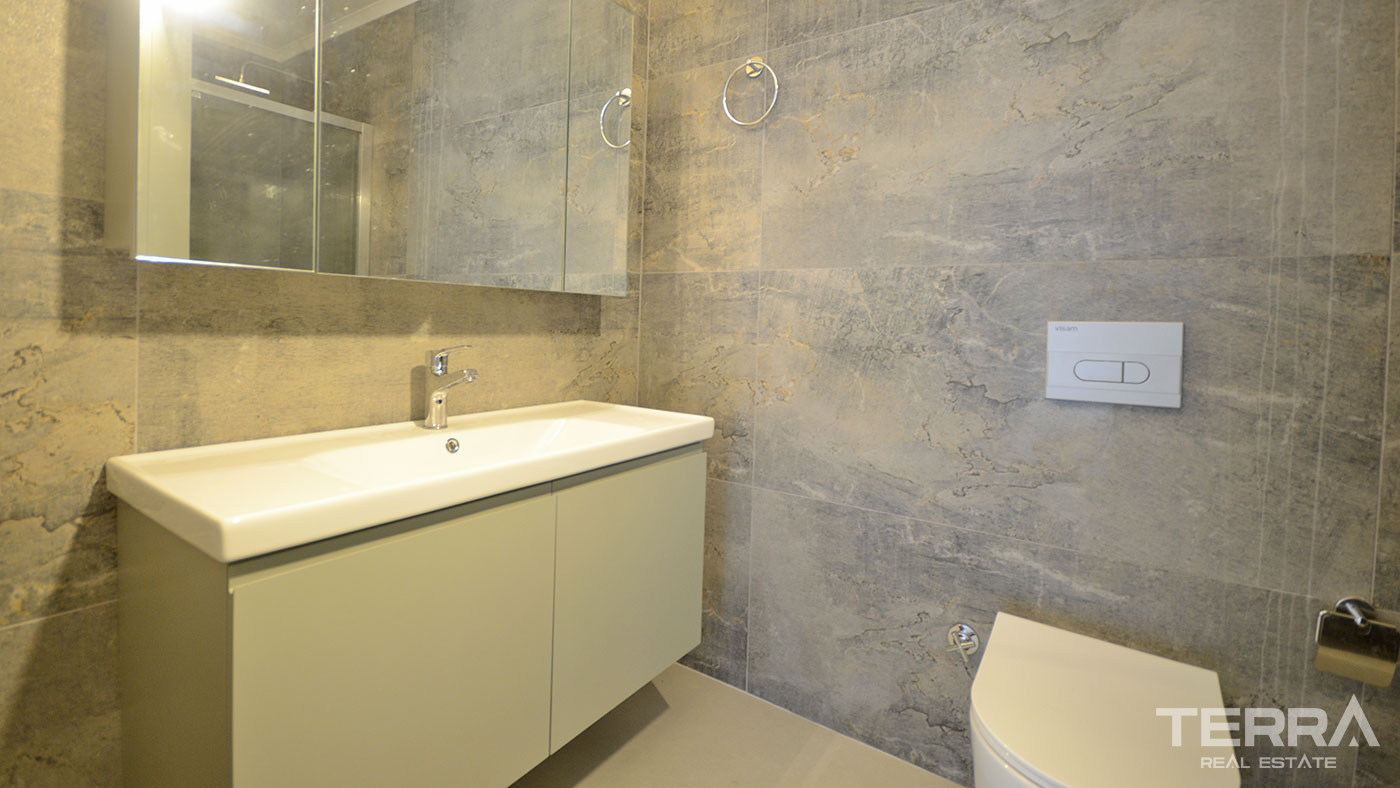 Alanya Kestel'de Lüks Olanaklar Sahip 1+1 Denize Sıfır Daire - 59946