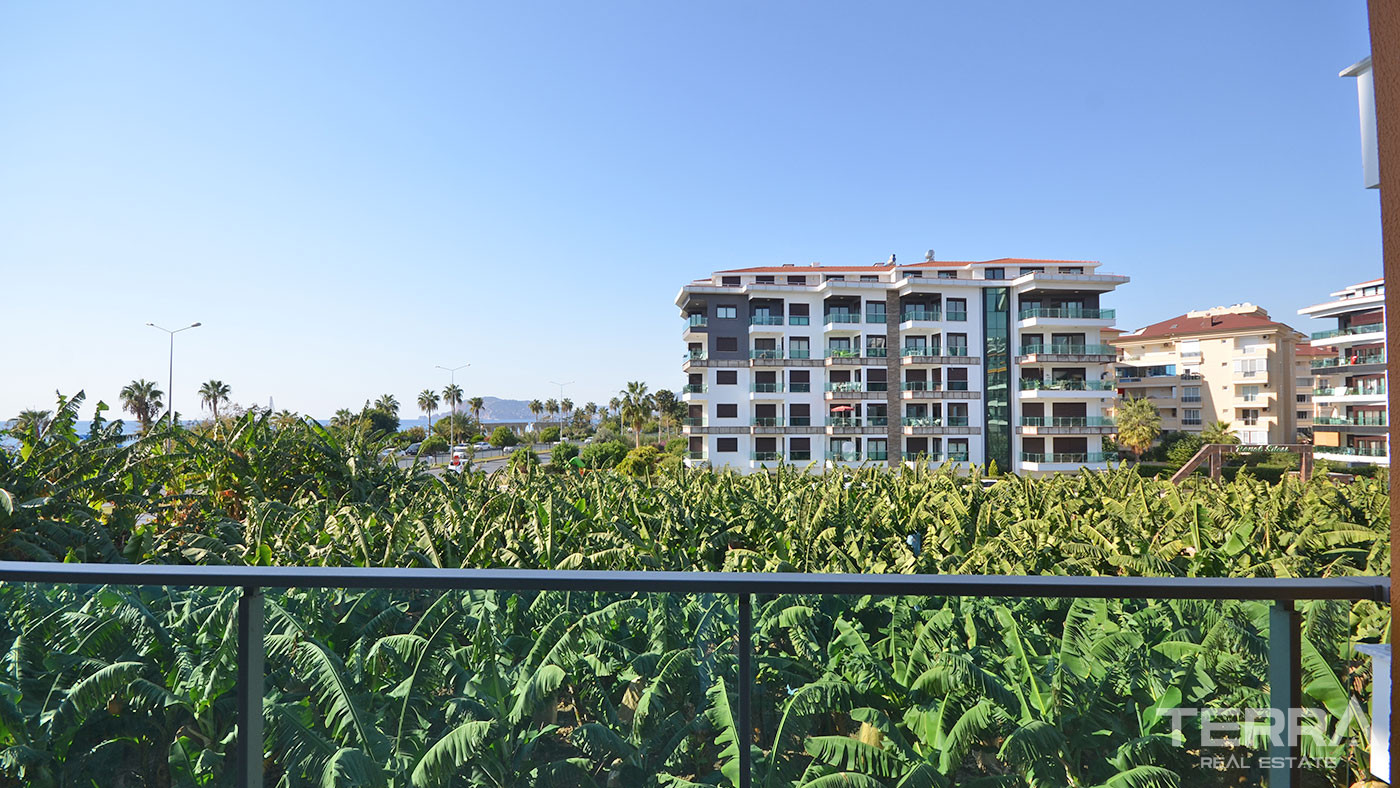Alanya Kestel'de Lüks Olanaklar Sahip 1+1 Denize Sıfır Daire - 59953
