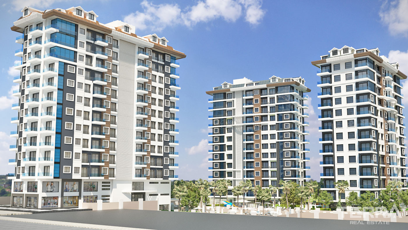 Luxury Sea View Apartments Only 150 m from Beach in Alanya, Mahmutlar - 59960
