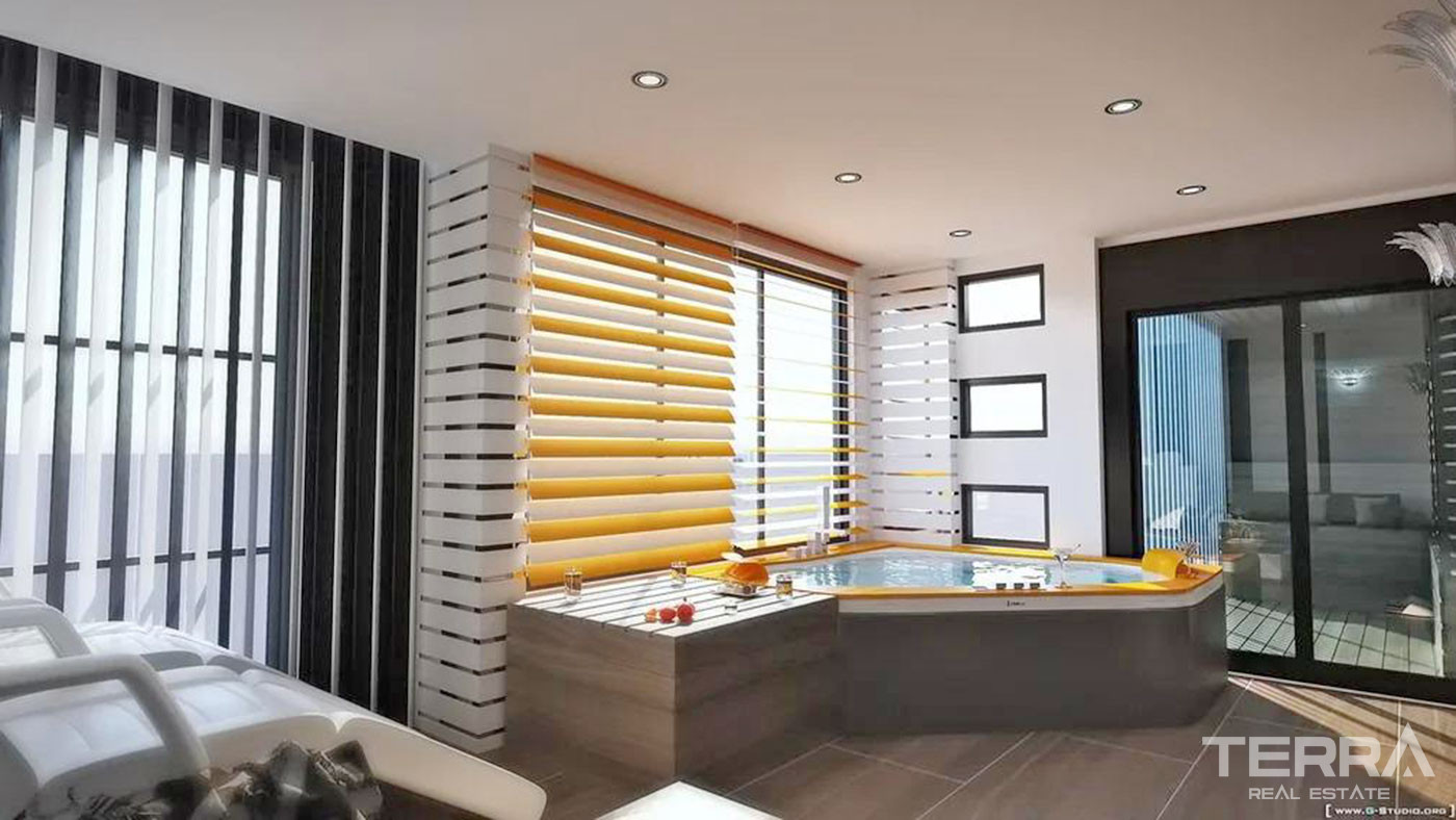 Luxury Sea View Apartments Only 150 m from Beach in Alanya, Mahmutlar - 59965