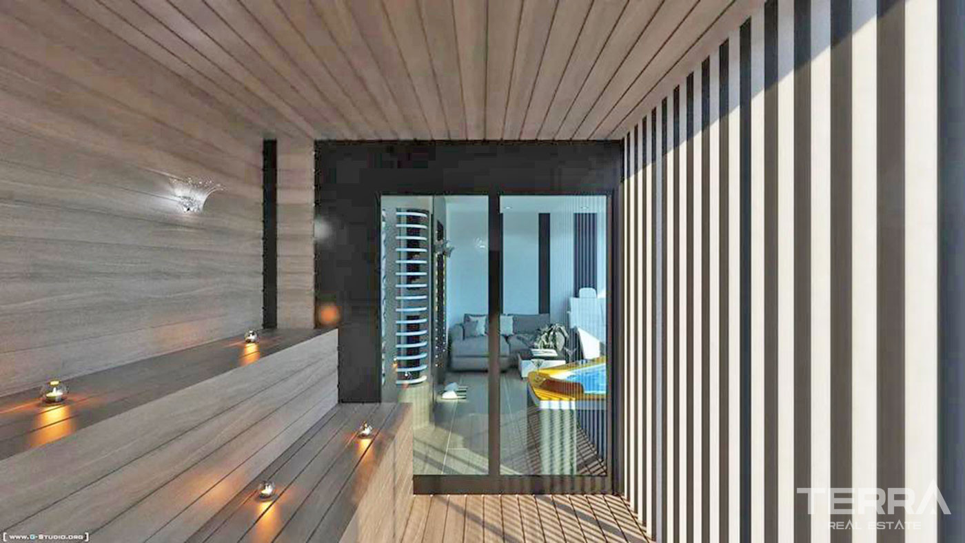 Luxury Sea View Apartments Only 150 m from Beach in Alanya, Mahmutlar - 59967