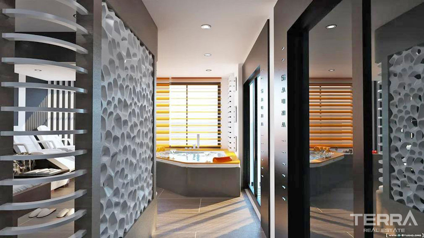 Luxury Sea View Apartments Only 150 m from Beach in Alanya, Mahmutlar - 59969