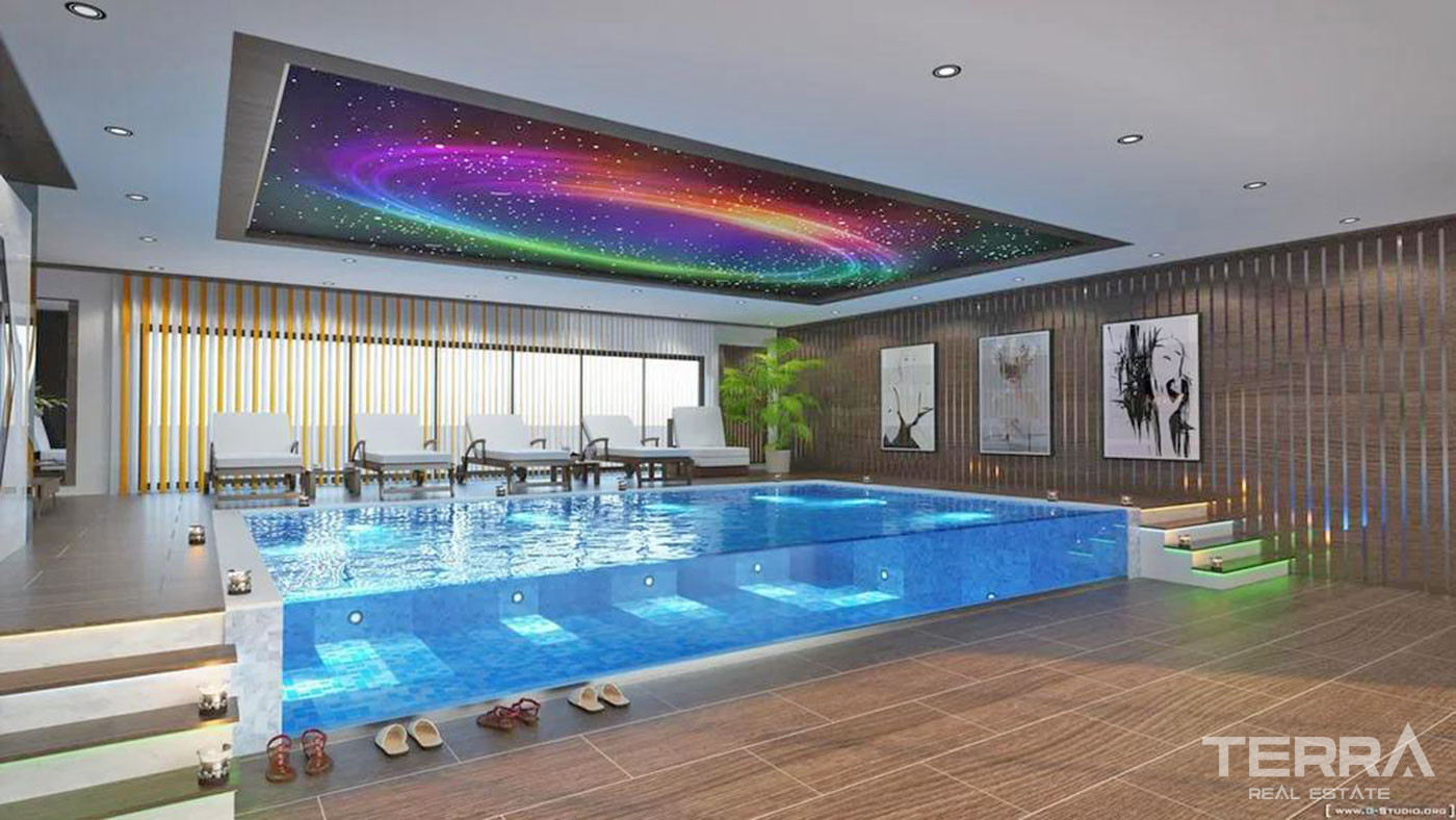 Luxury Sea View Apartments Only 150 m from Beach in Alanya, Mahmutlar - 59971