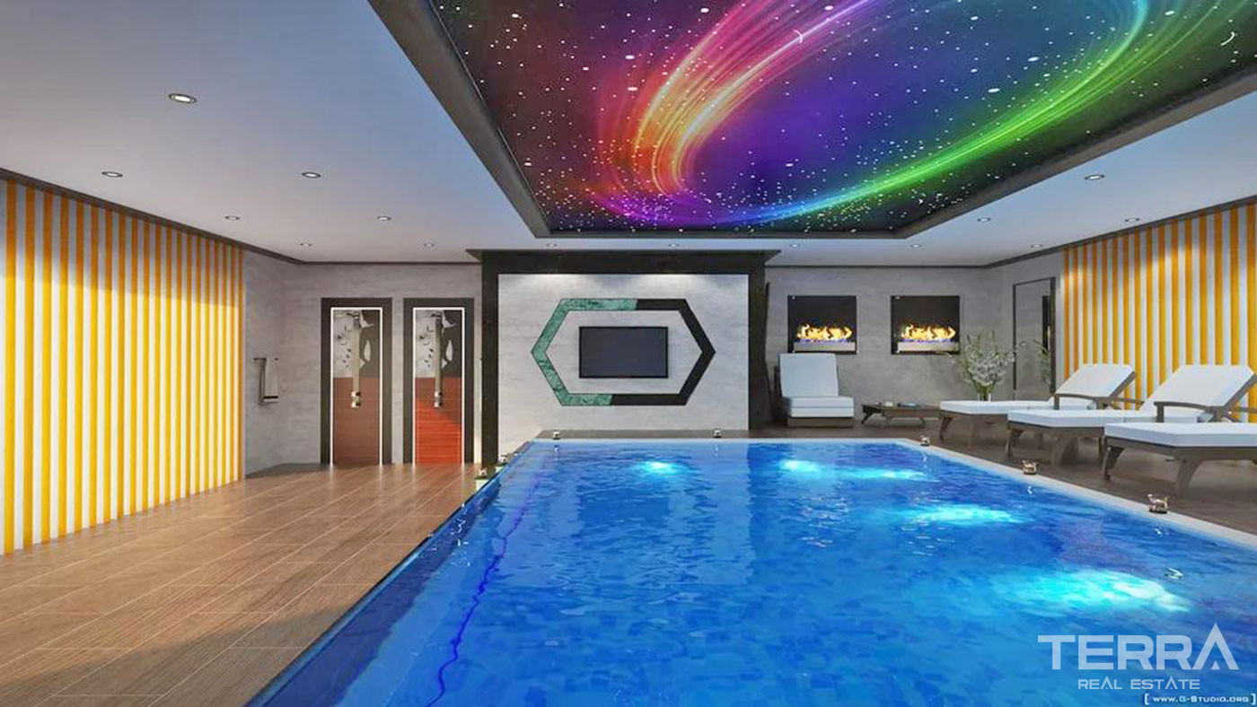 Luxury Sea View Apartments Only 150 m from Beach in Alanya, Mahmutlar - 59972