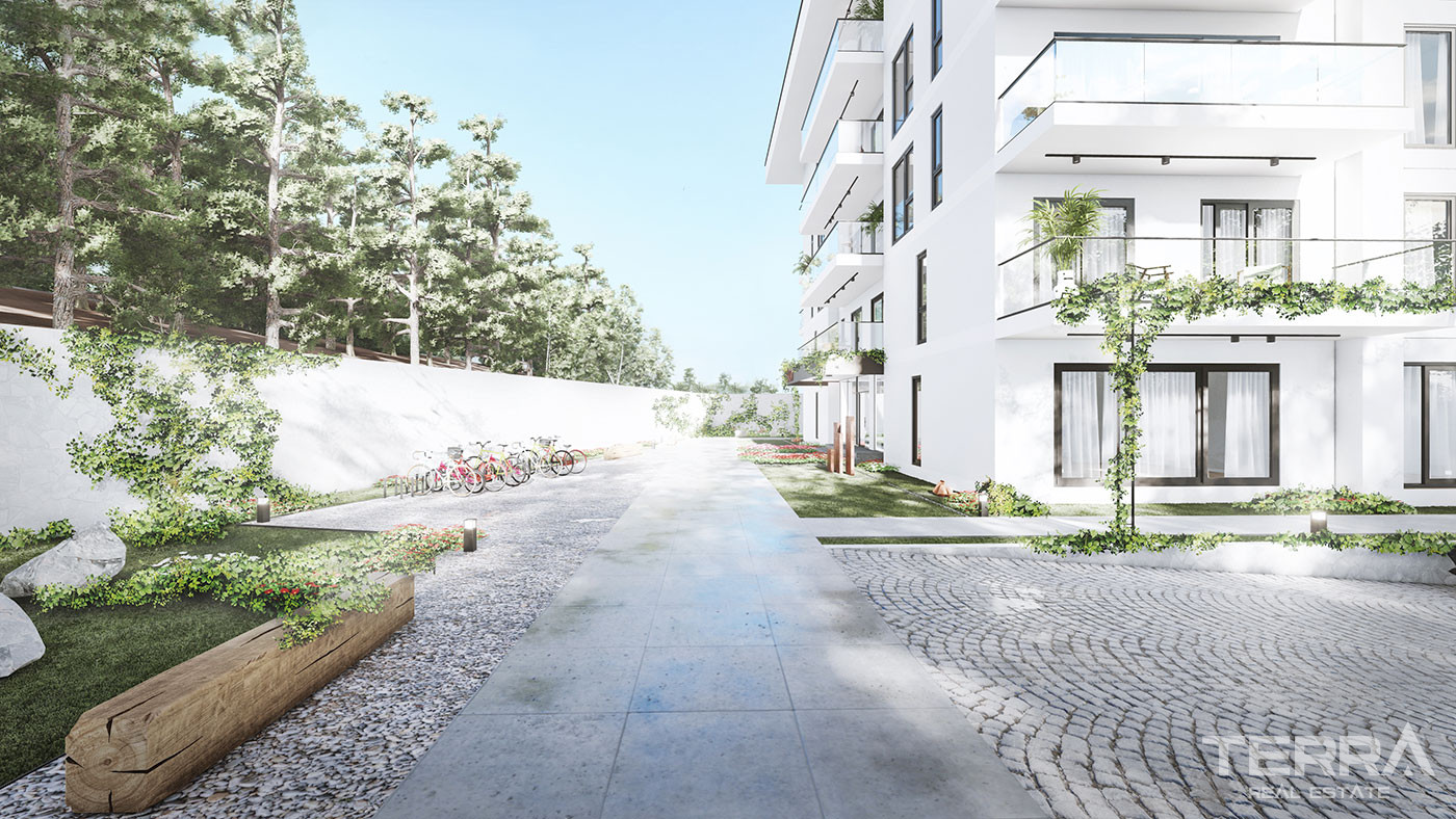 Luxury Apartments with Sea View in Alanya Avsallar Near the Beach - 59987