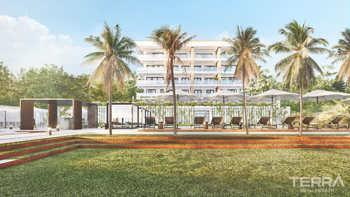 Luxury Apartments with Sea View in Alanya Avsallar Near the Beach - 59995