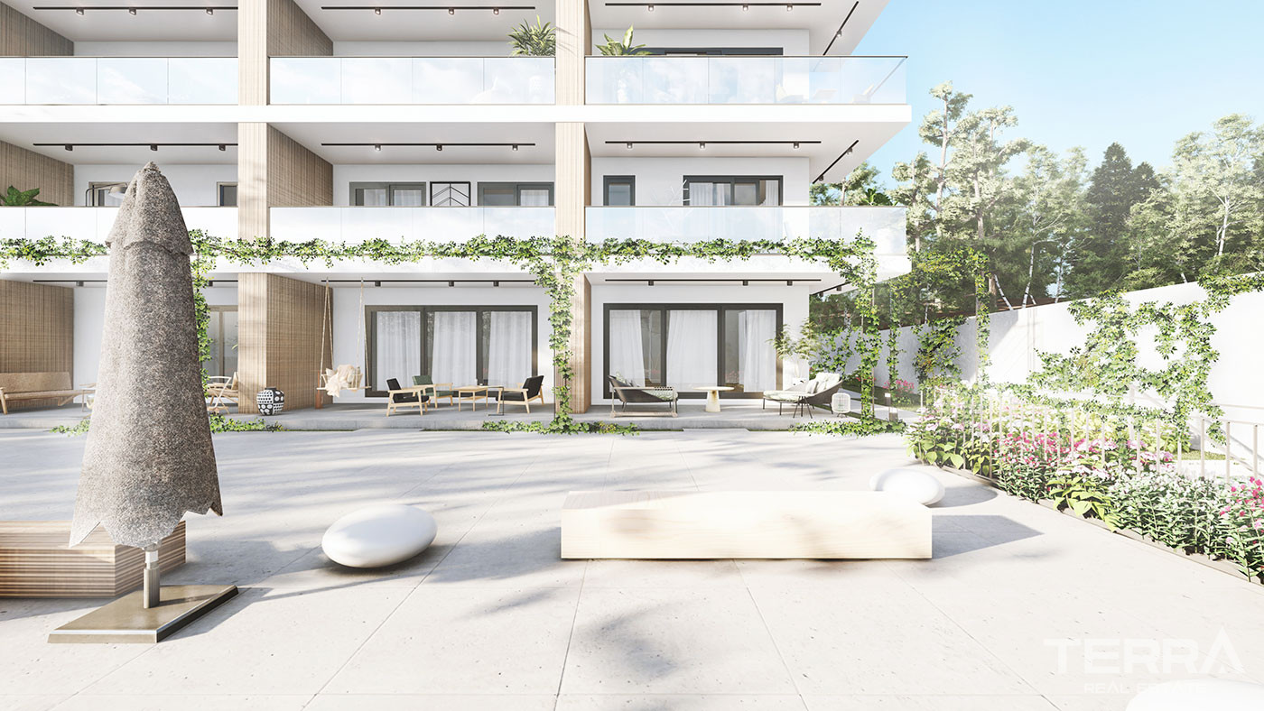 Luxury Apartments with Sea View in Alanya Avsallar Near the Beach - 59996